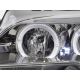 Coppia fari Angel LED BMW 3 coup-cab E46 03-06 neri
