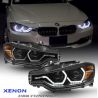 Headlights 3D LED XENON Bmw F30 F31 11-15 black