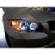 Headlights Angel Eyes Led BMW 3 E90 E91 05-11 black
